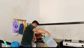 Merapikan dapur