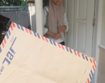 Antar surat lamaran